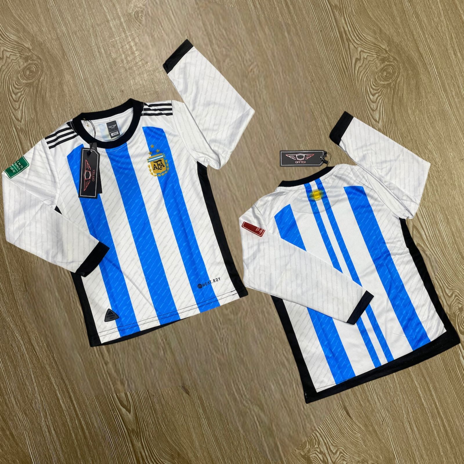 ARGENTINA HOME FULL SLEEVE JERSEY WORLD CUP 2022