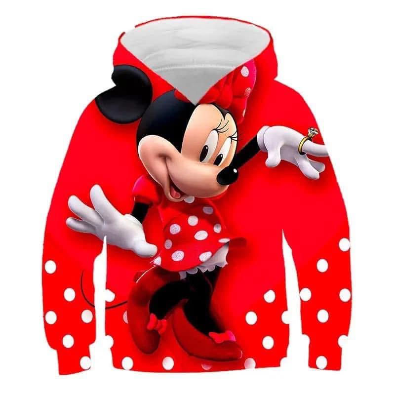 KIDS 3D PRINT MICKEY MOUSE CHINA SUIT PLAY BOY FABRIC HODDY