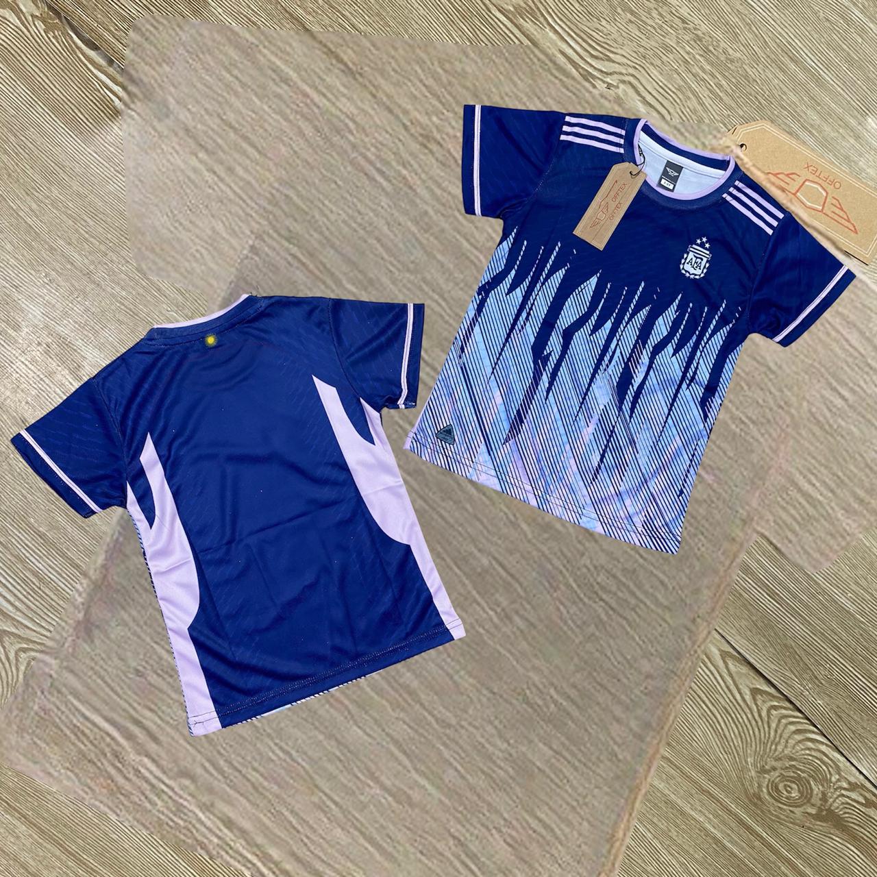 ARGENTINA AWAY KIDS JERSEY (NAVY)