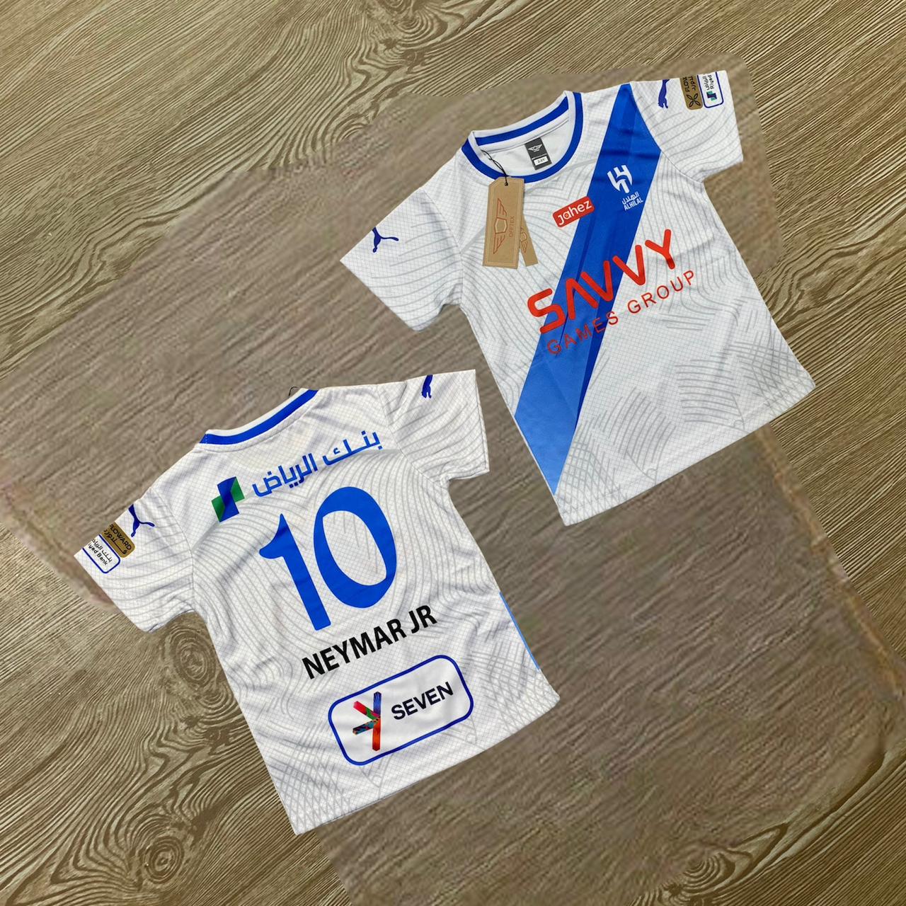 FULL BODY SUBLIMATION PRINT AL-HILAL NEYMAR KIDS JERSEY